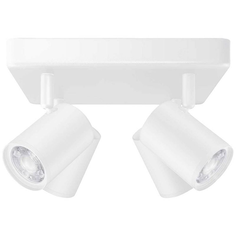 Foto van Wiz 8719514554559 imageo wiz spots 4x5w w 22-65k rgb sq led-plafondlamp energielabel: f (a - g) 20 w wit