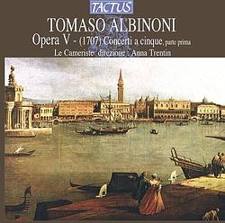 Foto van Albinoni: opera v, concerti a cinque, parte prima - cd (8007194100495)