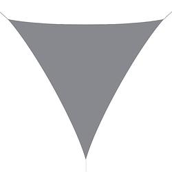 Foto van Hanse® schaduwdoek driehoek waterdoorlatend 4,5x4,5x4,5 m lichtgrijs