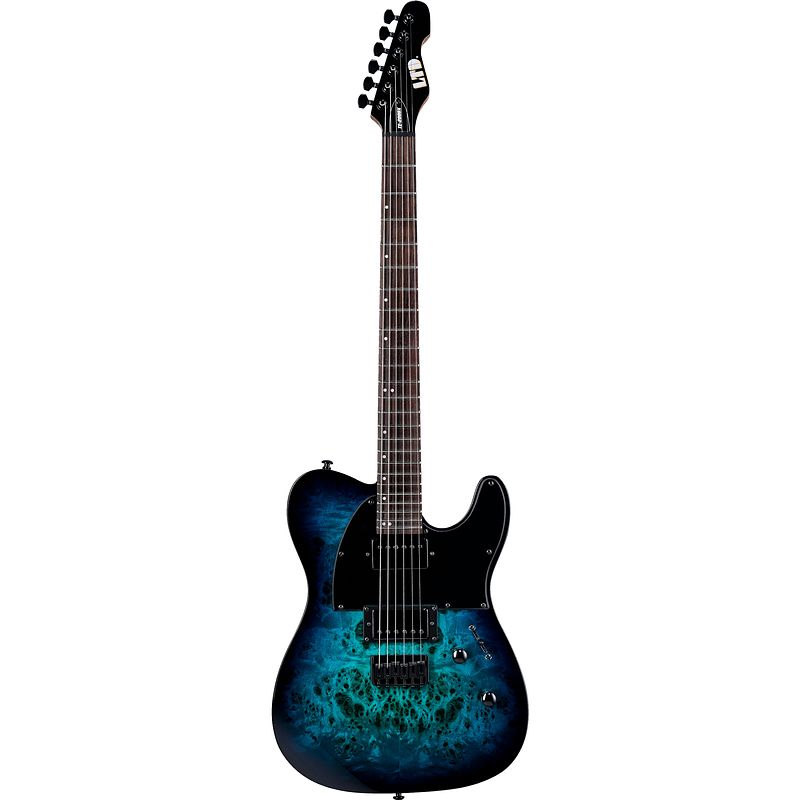 Foto van Esp ltd te-200dx blue burst elektrische gitaar