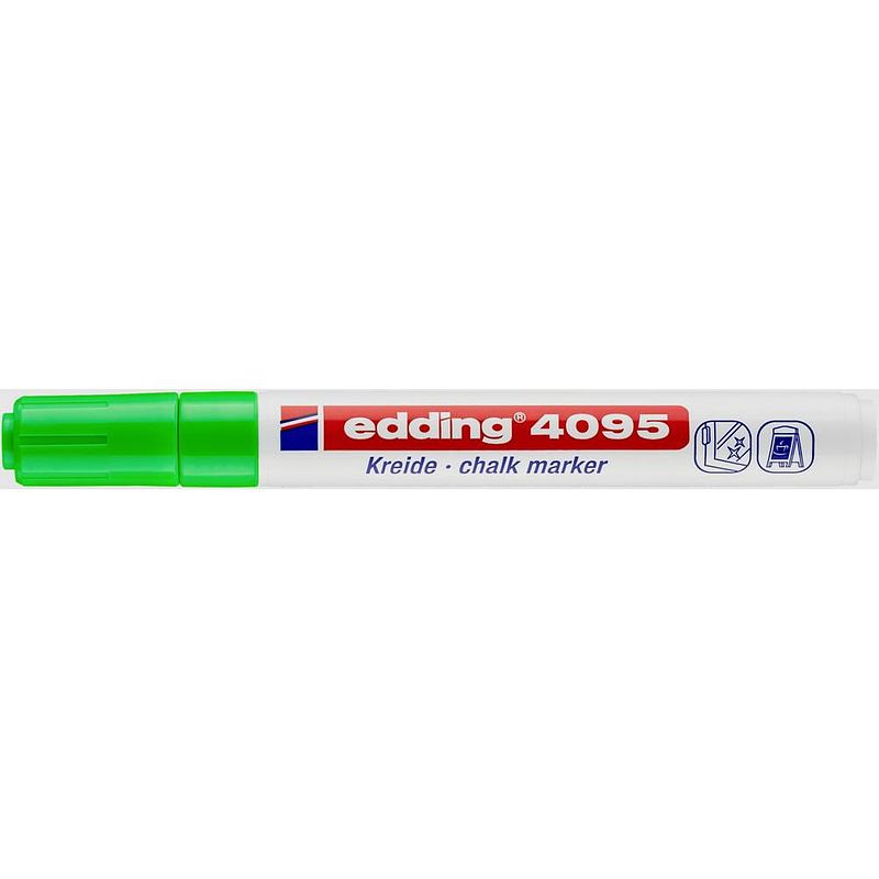 Foto van Edding 4095 4-4095011 krijtmarker lichtgroen 4 mm, 15 mm