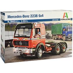 Foto van Italeri 3943 mercedes-benz 2238 6x4 vrachtwagen (bouwpakket) 1:24