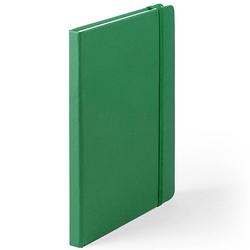 Foto van Luxe schriftje/notitieboekje groen met elastiek a5 formaat - schriften