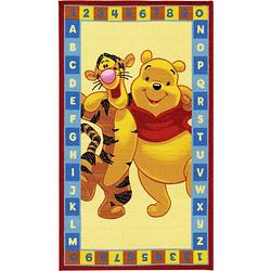 Foto van Disney vloerkleed winnie the pooh abc 140 x 80 cm