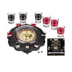 Foto van Electronic drinking game roulette met 6 glazen