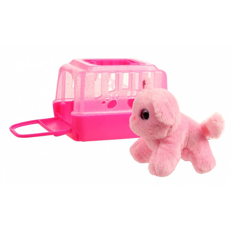 Foto van Lg-imports hond in bench roze 11 cm