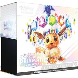 Foto van Pokémon tcg scarlet & violet prismatic evolutions elite trainer box