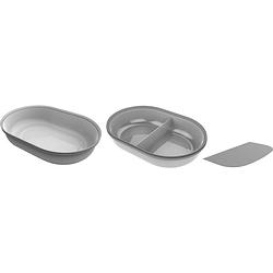 Foto van Surefeed pet bowl set voerbakset grijs 1 stuk(s)