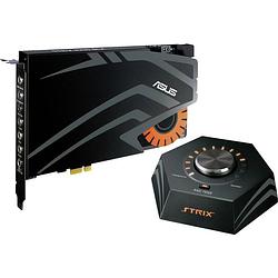 Foto van Asus strix raid dlx 7.1 interne geluidskaart pcie externe koptelefoonaansluitingen