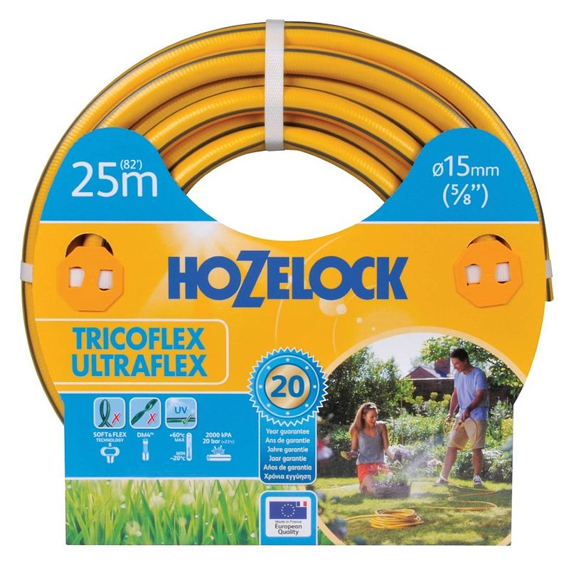 Foto van Hozelock waterslang tricoflex ultraflex 10 m