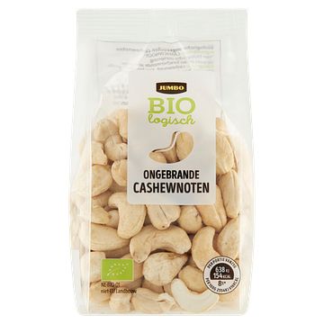 Foto van Jumbo biologisch ongebrande cashewnoten 175g