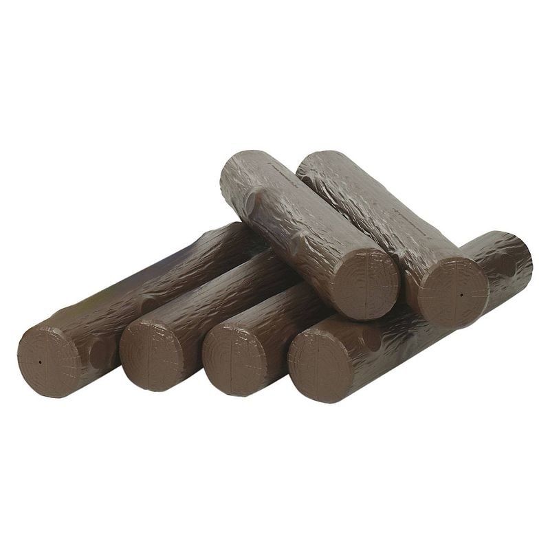 Foto van Rolly toys boomstammen rollytimber bruin 6 stuks