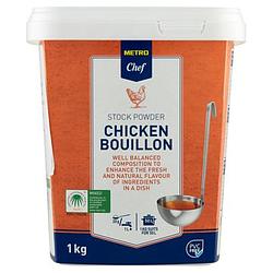 Foto van Metro chef stock powder chicken bouillon 1kg bij jumbo