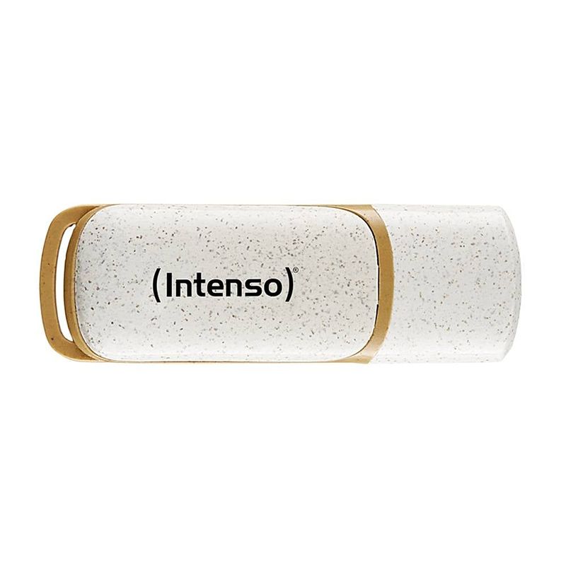 Foto van Intenso green line usb-stick 128 gb usb 3.2 gen 1 (usb 3.0) beige, bruin 3540491