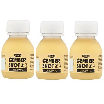 Foto van Jumbo gember shot 3 x 60ml