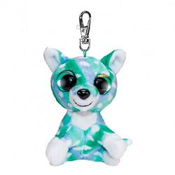 Foto van Lumo stars knuffel deer bock junior 8,5 cm pluche groen