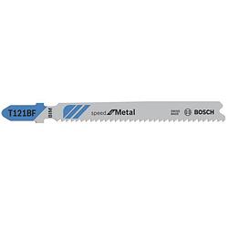 Foto van Bosch accessories 2608636703 decoupeerzaagblad t 121 bf, speed for metal, verpakking van 25 stuks 25 stuk(s)