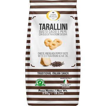 Foto van Terre di puglia tarallini cheese & pepper 230g bij jumbo