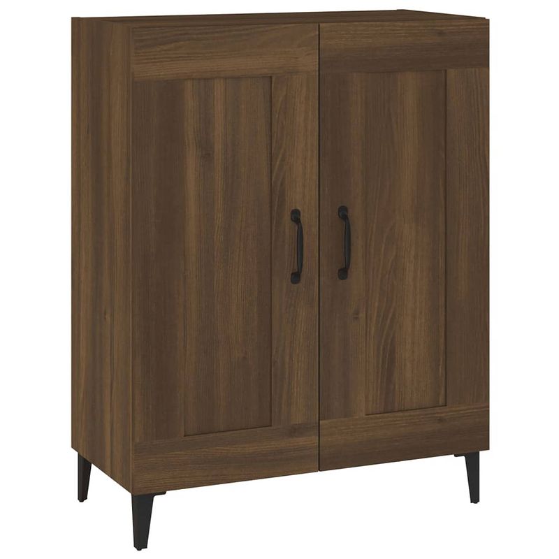 Foto van Vidaxl dressoir 69,5x34x90 cm bewerkt hout bruineikenkleurig