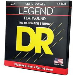 Foto van Dr strings sfl-45 legend 45-105 set snaren voor short scale elektrische basgitaar