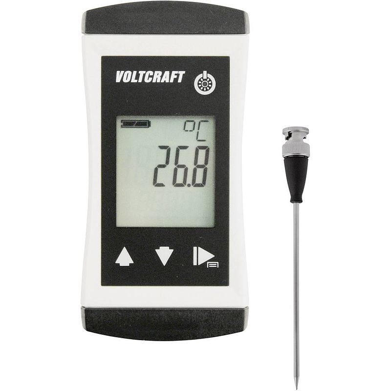 Foto van Voltcraft ptm 100 + tpt-207 temperatuurmeter -200 - 450 °c sensortype pt1000 ip65