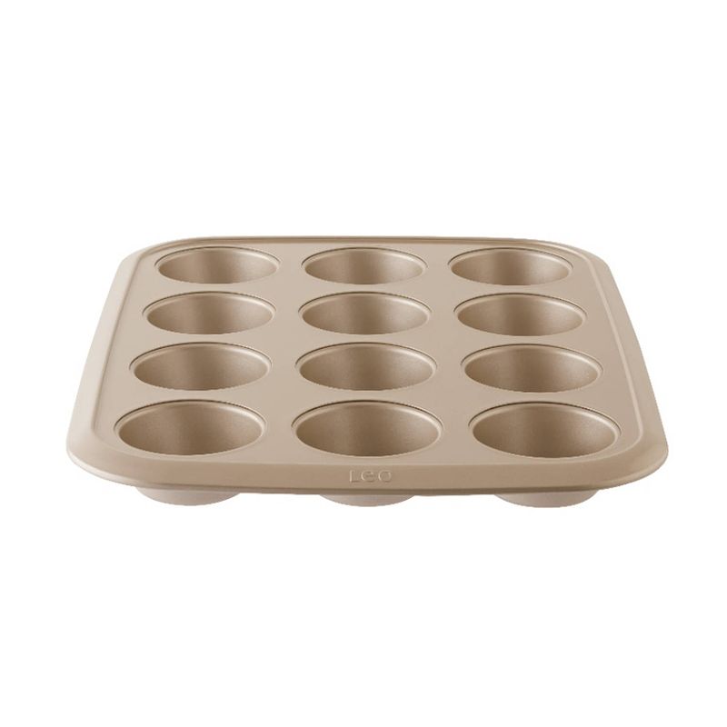 Foto van Berghoff - balance cupcakevorm/muffinvorm, 12 stuks, carbonstaal, non-stick, 8 cm - berghoff leo line