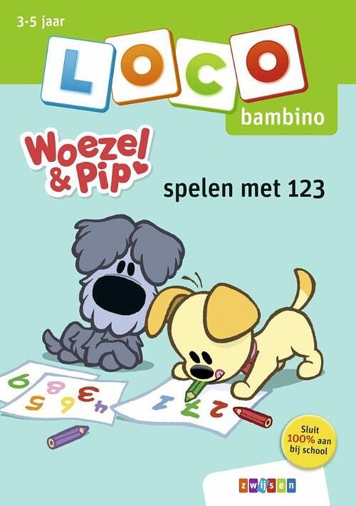 Foto van Loco bambino woezel & pip spelen met 123 - paperback (9789048741540)