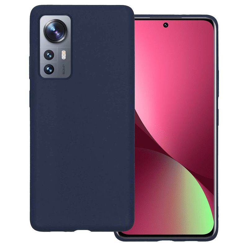 Foto van Basey xiaomi 12 xiaomi 12-donkerblauw