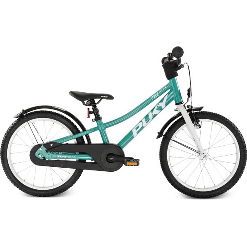 Foto van Puky 4429 cyke 18 turquoise / wit - 18 inch - kinderfiets