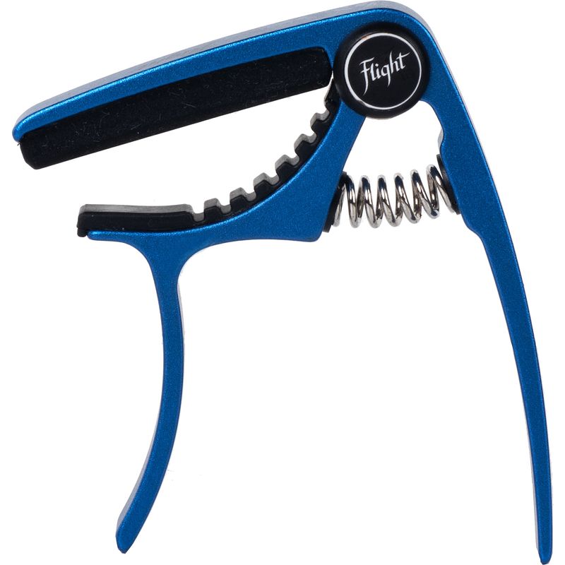 Foto van Flight fc-bl ukulele capo blue - capo voor ukelele blauw