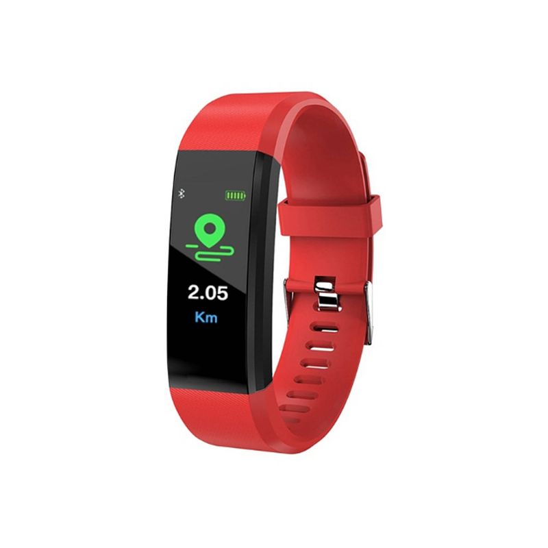 Foto van Bluetooth activity tracker - rood - meet al je activiteiten