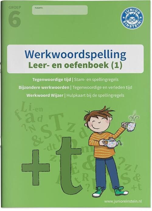 Foto van Werkwoordspelling leer- en oefenboek groep 6 (1) - paperback (9789492265272)