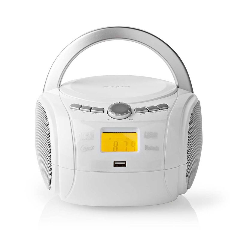 Foto van Nedis cd-speler boombox - spbb100wt