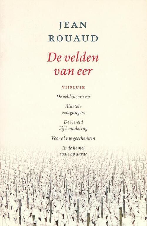 Foto van De velden van eer - jean rouaud - ebook (9789028250000)