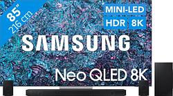 Foto van Samsung neo qled 8k 85qn900d (2024) + soundbar