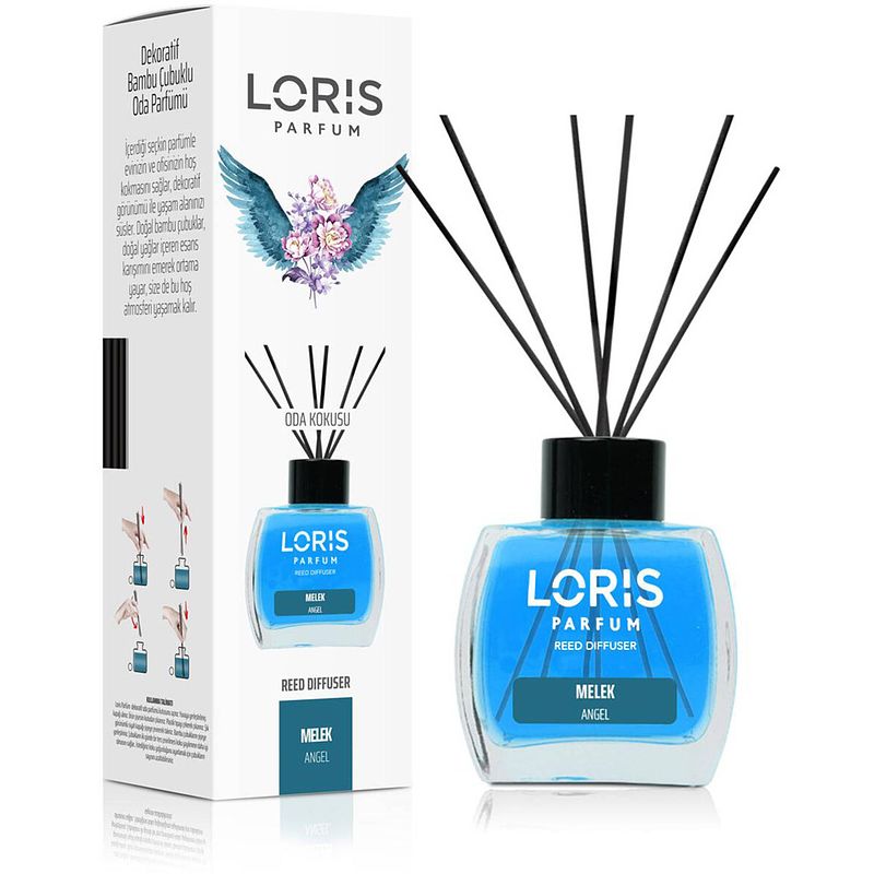 Foto van Loris - parfum - geurstokjes - huisgeur - huisparfum - angel - 120ml