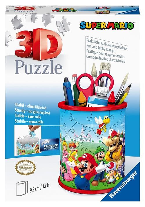 Foto van Ravensburger 3d puzzel super mario pennenbak