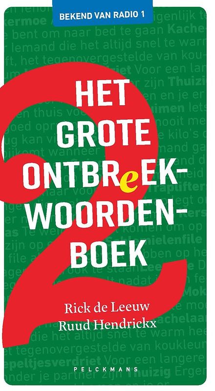 Foto van Het grote ontbreekwoordenboek - 2 - rick de leeuw, ruud hendrickx - ebook