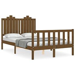 Foto van The living store bedframe - grenenhout - 205.5 x 125.5 x 110 cm