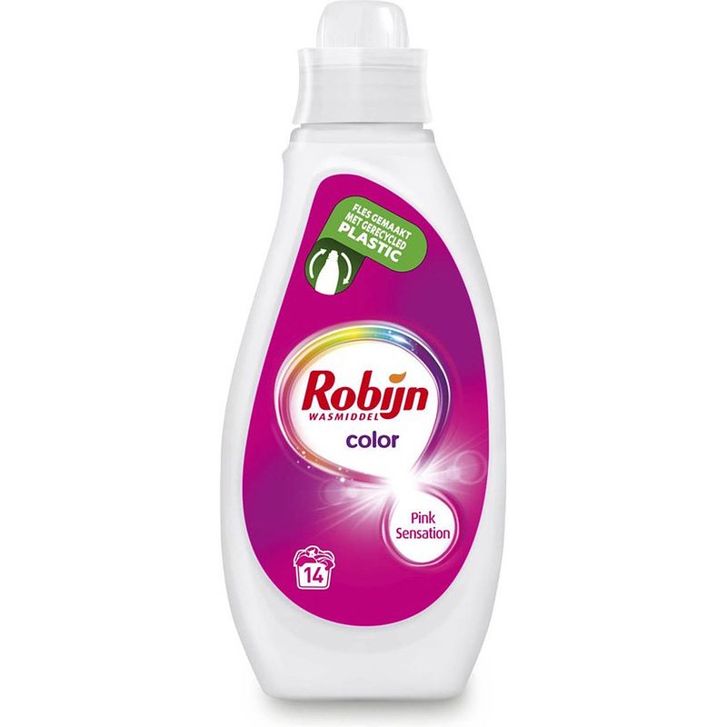 Foto van Color pink sensation - vloeibaar wasmiddel - 700ml / 14 wasbeurten