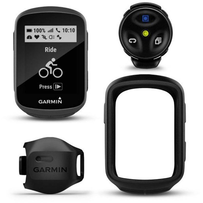 Foto van Garmin edge® 130 plus mtb bundle outdoor navigatie fietsen bluetooth, glonass, gps, spatwaterdicht