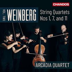 Foto van Weinberg string quartets nos. 1, 7 & 11 - cd (0095115217429)