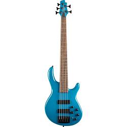 Foto van Cort artisan c5 deluxe candy blue 5-snarige elektrische basgitaar