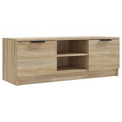 Foto van Vidaxl tv-meubel 102x35x36,5 cm bewerkt hout sonoma eikenkleurig