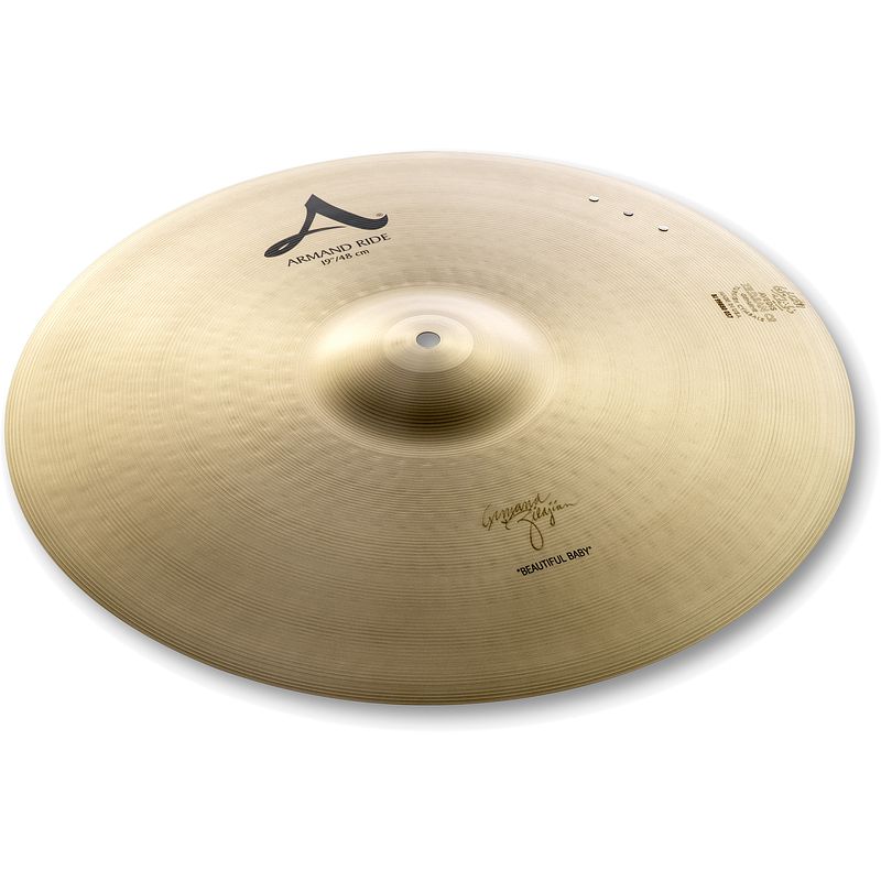 Foto van Zildjian a zildjian armand beautiful baby 19 inch ride bekken