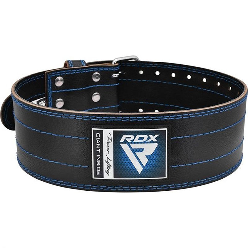 Foto van Rdx sports weight lifting belt rd1 - blauw - xl