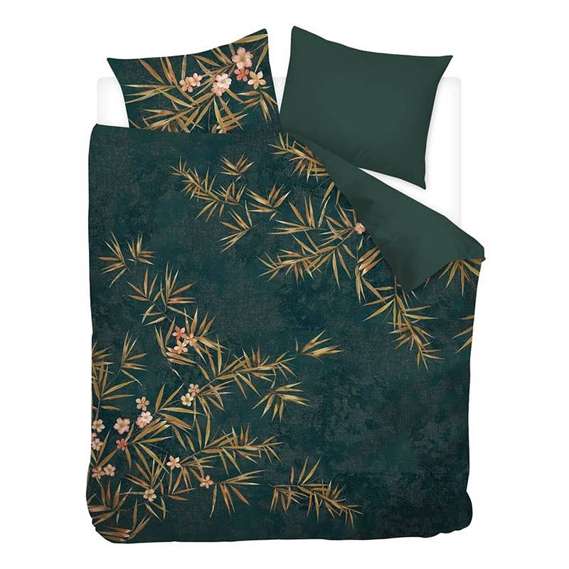 Foto van Snoozing bamboo - flanel - dekbedovertrek - lits-jumeaux - 260x200/220 cm - multi kleur