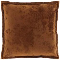 Foto van Unique living sierkussen tatum 45x45cm leather brown