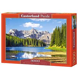 Foto van Castorland puzzel misurina lake in italië - 3000 stukjes