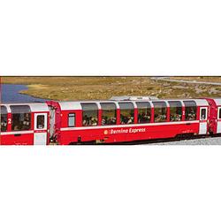 Foto van Kato 7074056 n 3-delige wagenset bernina express, nieuw logo